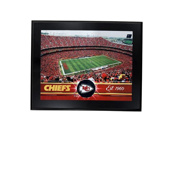 Kansas City Chiefs GEHA Field at Arrowhead Stadium wall plaque football - Picture 1 of 4